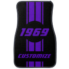 Neon Purple Double Race Stripes