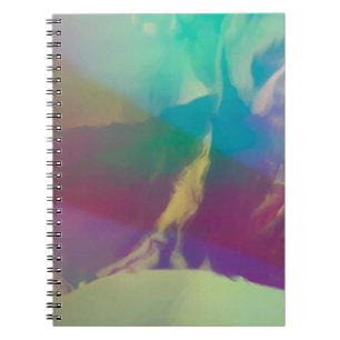 neon purple green pink yellow Luminous lights Notebook