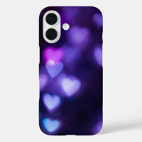 Neon Purple Hearts