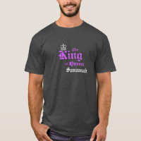 Neon Purple King Men's Basic T-Shirt