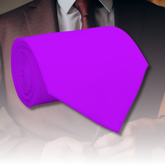 Neon Purple Solid Colour | Classic Tie (Creator Uploaded)