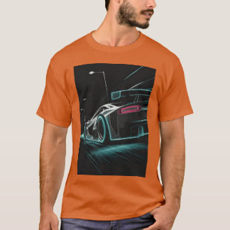 Neon Racing Car Design boy T-Shirt