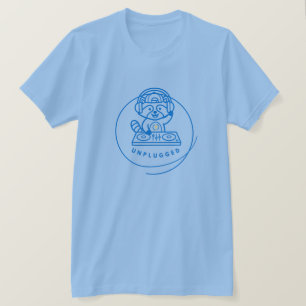 Neon Racoon DJ T-Shirt