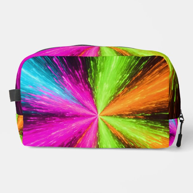 Neon Radial Burst Explosion Dopp Kit (Front)