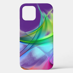 Neon Rainbow Abstract Design Case-Mate iPhone Case