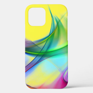 Neon Rainbow Abstract Design Case-Mate iPhone Case
