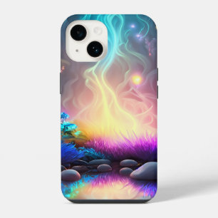 Neon Rainbow Energy Work Spiritual Reiki Spirits  iPhone 14 Case