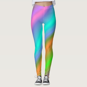 neon rainbow leggings