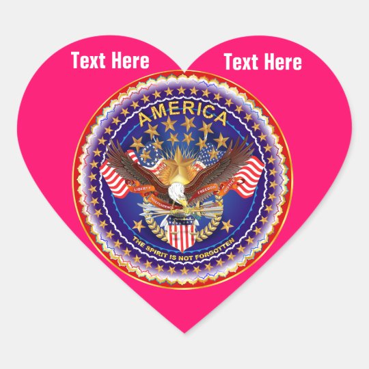 Neon Red Heart Sticker