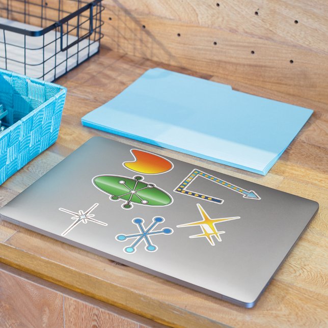 Neon Retro Shapes (Creator Uploaded)