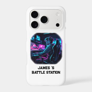 Neon RGB Cyberpunk Gamer Room Personalised Name