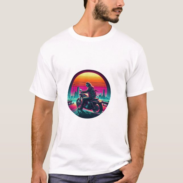 Neon Rider  T-Shirt (Front)