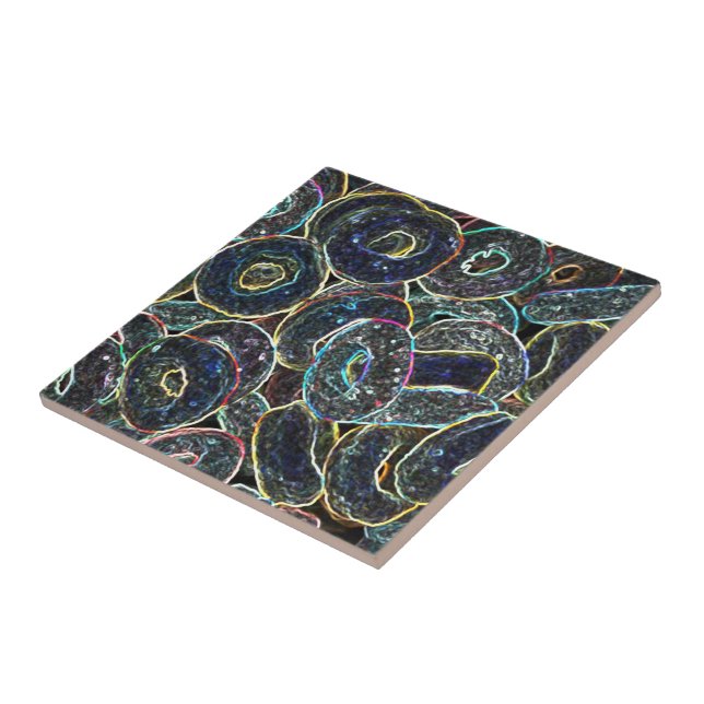 Neon Rings Tile (Side)