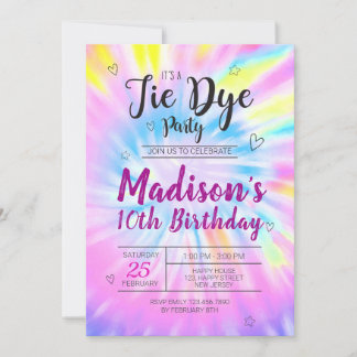 Neon Rollerskating Birthday Invitation
