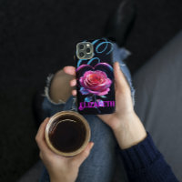 Neon Rose Cosmic Personalised Add Your Name