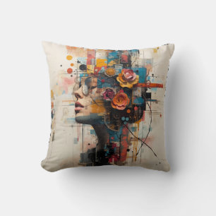 Neon Rose Cushion