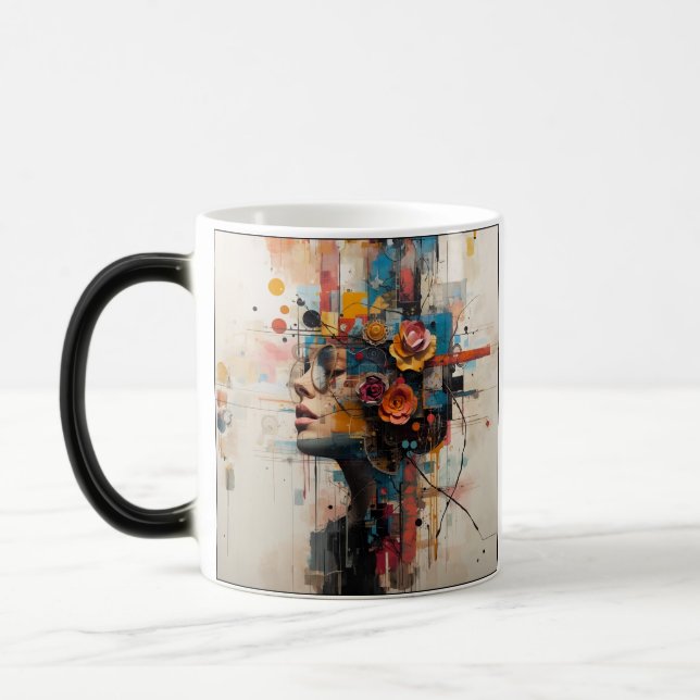 NEON ROSE MAGIC MUG (Left)