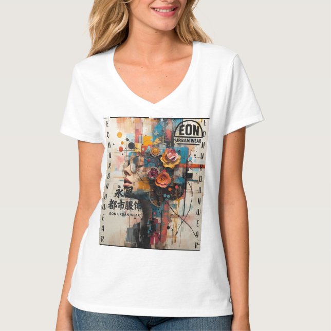 NEON ROSE T-Shirt (Front)