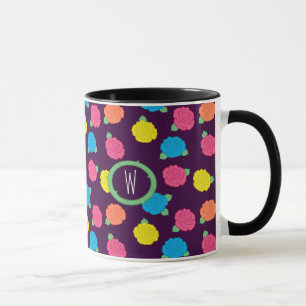 Neon Roses Mug