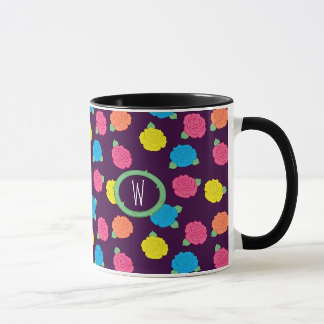 Neon Roses Mug (Right)