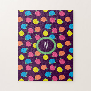 Neon Roses Puzzle