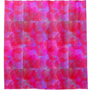 Neon Roses Shower Curtains