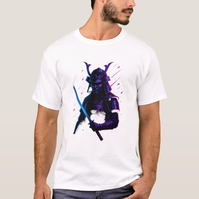 Neon Samurai: Blade of the Future T-Shirt (Front)