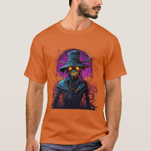 NEON Scary Scarecrow T-Shirt