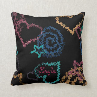 Neon Scribble Cushion