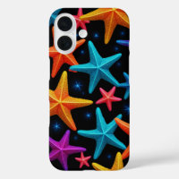 Neon sea stars