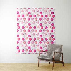 Neon Seashells – Seamless Coastal Pattern Tapestry