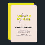 Neon Shower By Mail Bridal Shower Invitation<br><div class="desc">First comes love, then comes marriage.. and somewhere in between, comes a stylish bridal shower full of friends and family! Before the party begins, get your party planning under way with our collection of bridal shower invites. We have a wide variety of colours, styles and options to suit every personality,...</div>