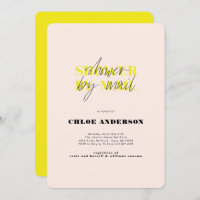 Neon Shower By Mail Bridal Shower