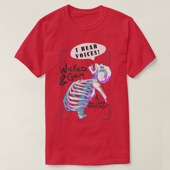 Neon Skeleton T-Shirt (Design Front)