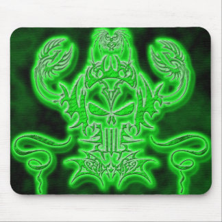 Neon Skull Mouse Mat