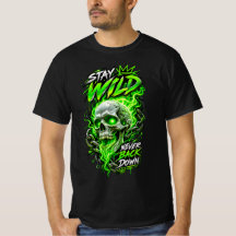 Neon Skull – Stay Wild Never Back Down