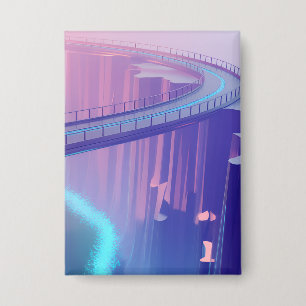 Neon Skybridge Dreamscape