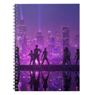 Neon Skyline Dance Crew Notebook