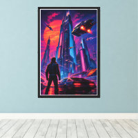 Neon Skyline Drifter