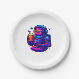Neon Sloth � Don�t Hurry Essential T-Shirt Paper Plate