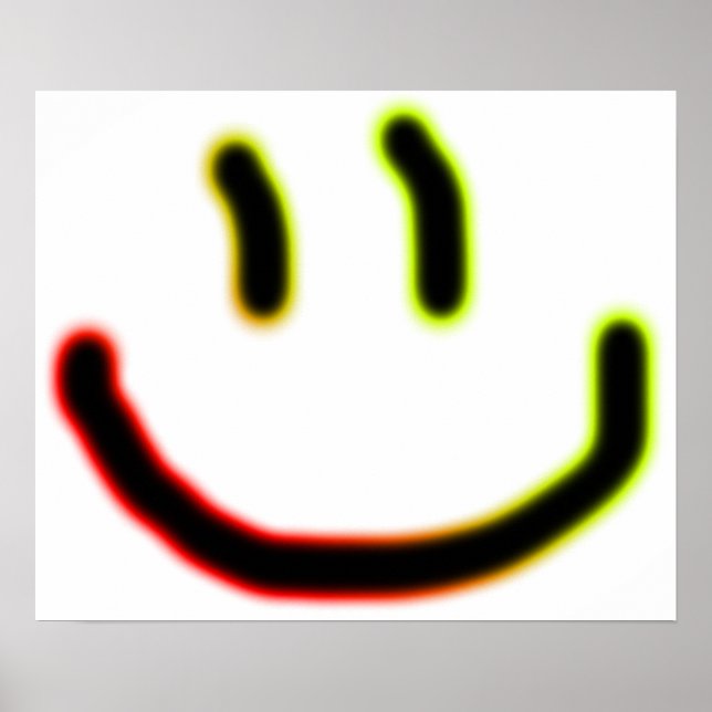 Neon Smile Poster (Front)