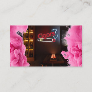 Neon Smoke Shop Business Card