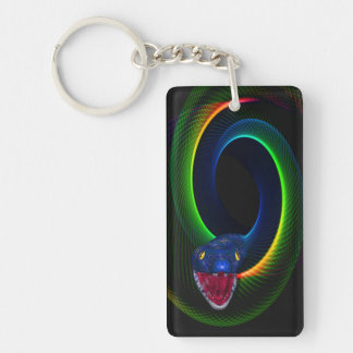 Neon Snake Key Ring