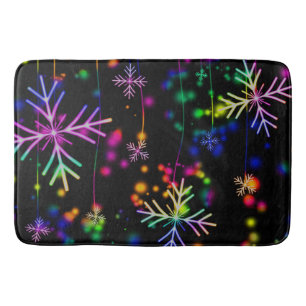 Neon Snow Bath Mat