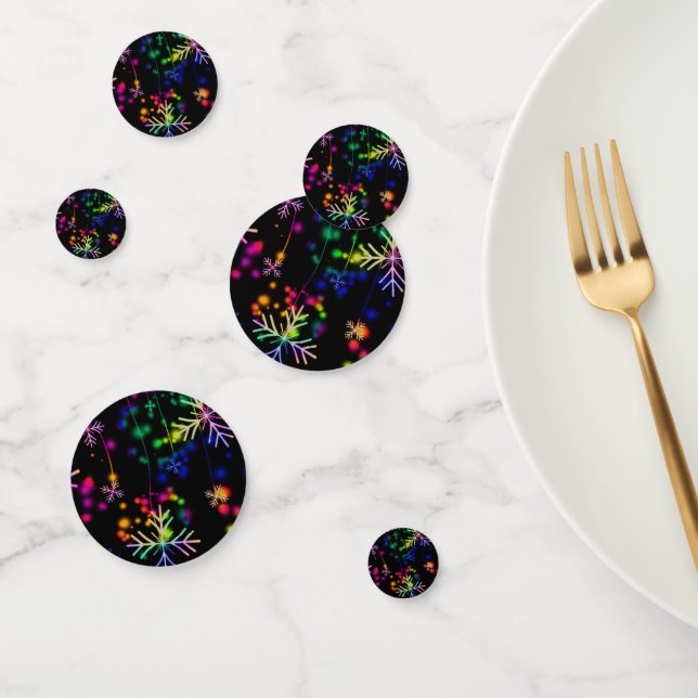 Neon Snow Confetti (Group)