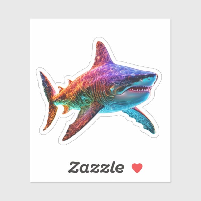 Neon Spectrum Shark (Sheet)