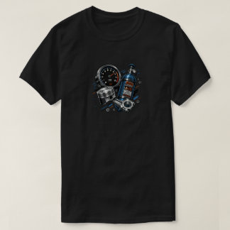Neon Speed & Nitro Graphic Car Enthusiast Tee