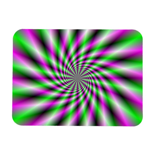 Neon Spinning Wheel Magnet (Horizontal)