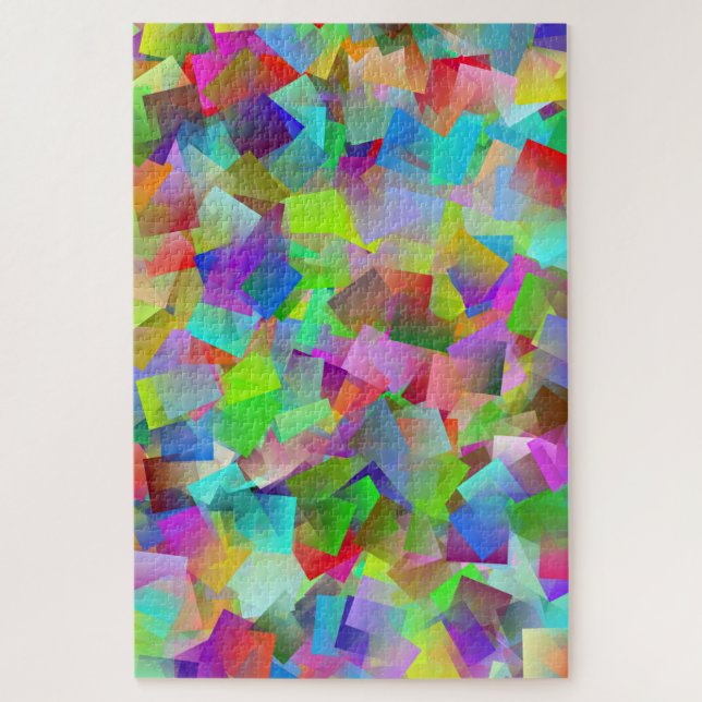 neon squares puzzle (Vertical)