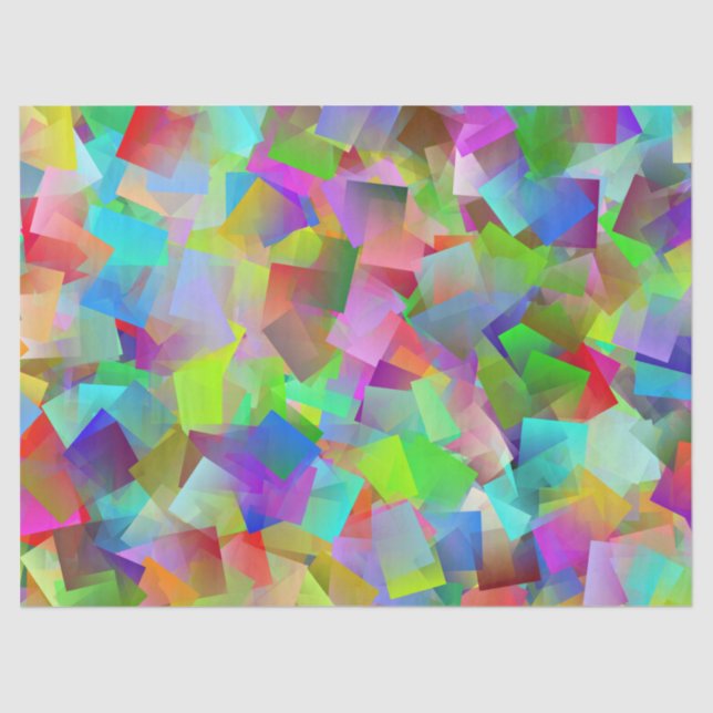 neon squares tissue paper (Front)